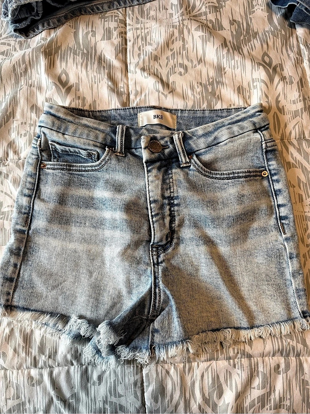 BKE Billie Denim Shorts Women's Denim Jean Shorts Waist 25